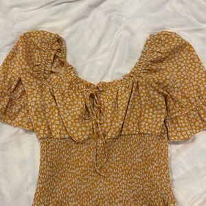 Boutique smocked floral top